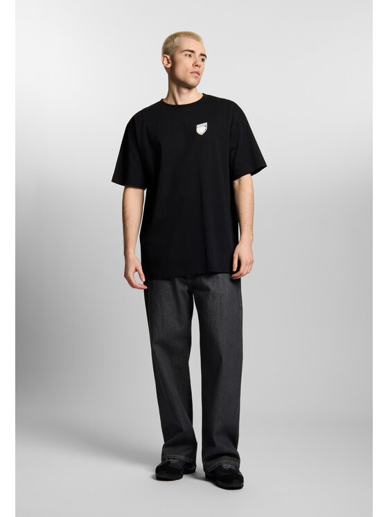 PROSTO. PROSTO. T-Shirt Splash Shield KL261MTEE1093 Czarny Relaxed Fit