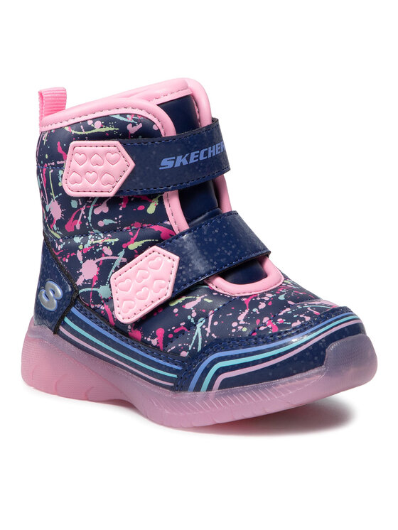 Skechers Skechers Sniego batai Power Paint 302653N/NVMT Tamsiai mėlyna