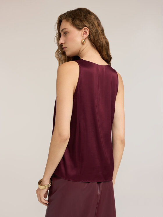 Motivi Motivi Top D012Q100623N036 Bordeaux Regular Fit