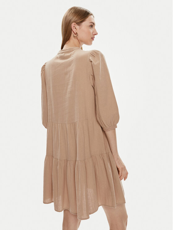 Vero Moda Vero Moda Sommerkleid Pretty 10279712 Beige Regular Fit