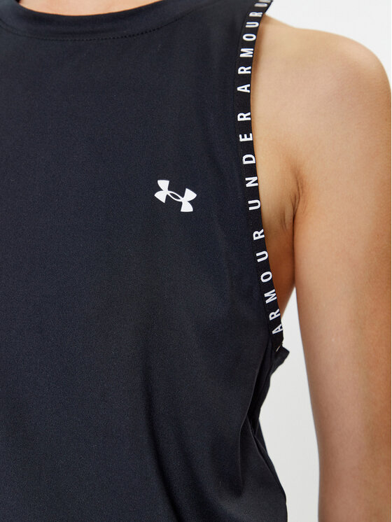 Under Armour Under Armour Top Knockout Novelty Tank 1379434 Czarny Loose Fit