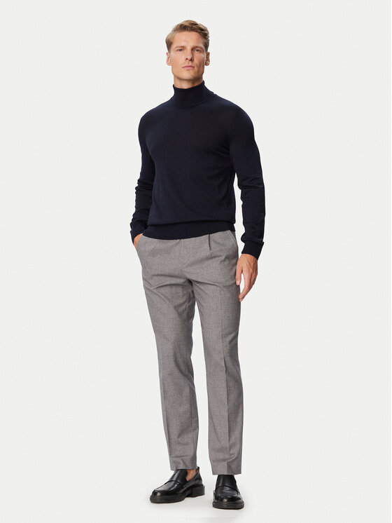 BOSS BOSS Rollkragenpullover H-Musso 50565517 Dunkelblau Regular Fit