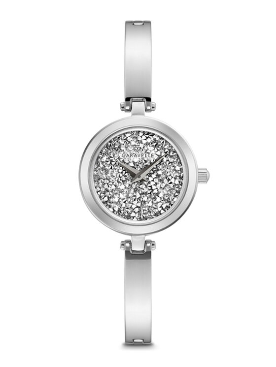 Caravelle Caravelle Zegarek Caravelle Ladies 43L211 Srebrny