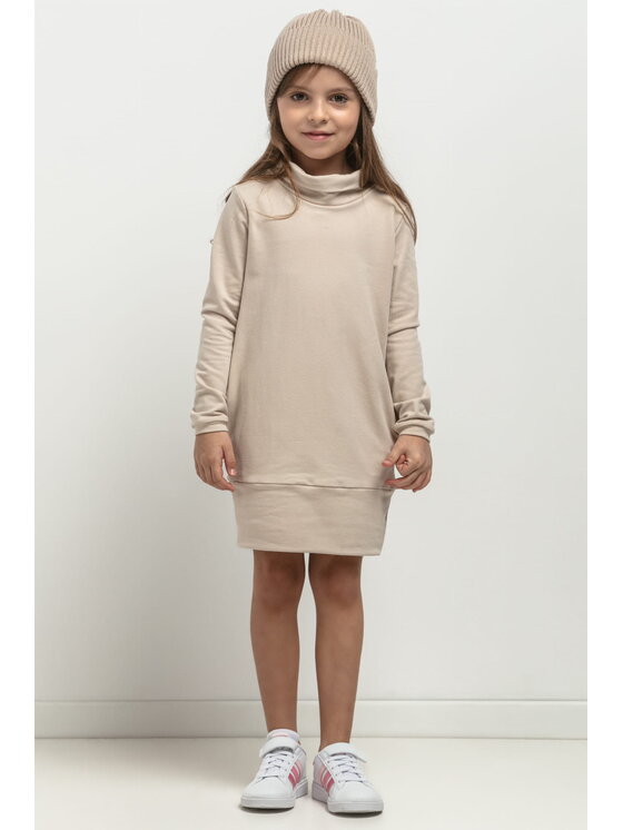 Sukienka codzienna Tessita, Rozmiar 104, Beżowa, SUKIENKA MMD37/3/122