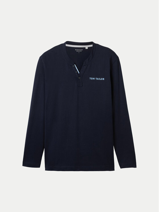 Tom Tailor Tom Tailor Hosszú ujjú 1040908 Sötétkék Regular Fit