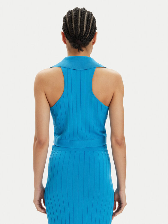 Patrizia Pepe Patrizia Pepe Top 2K0257/K182-CA04 Plava Slim Fit