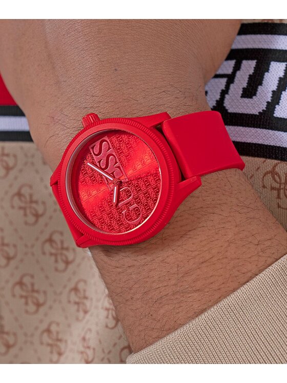 Guess Guess Hodinky GW0780G2 Červená