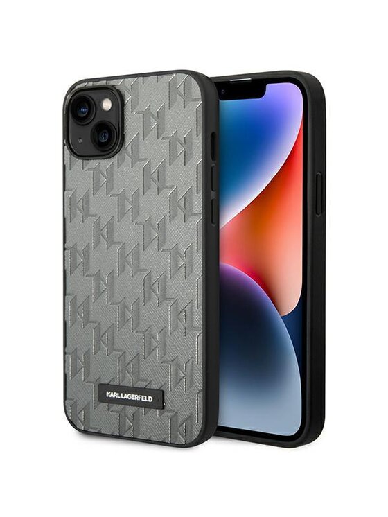 KARL LAGERFELD KARL LAGERFELD Etui na telefon iPhone 14 Plus Szary