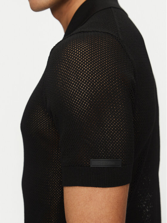 Calvin Klein Swimwear Calvin Klein Swimwear Camicia KM0KM01087 Nero Regular Fit
