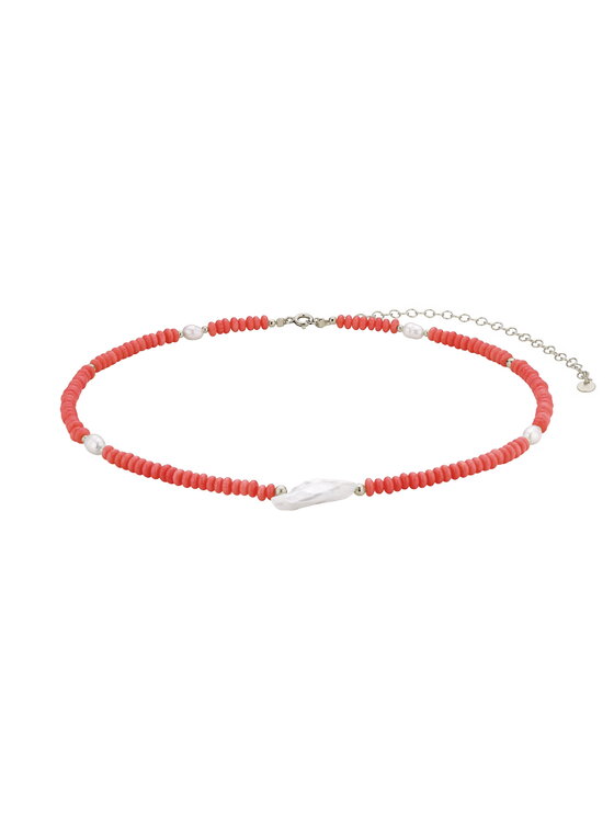 Alicja&Maria Jewellery Alicja&Maria Jewellery Naszyjnik Peach Srebrny
