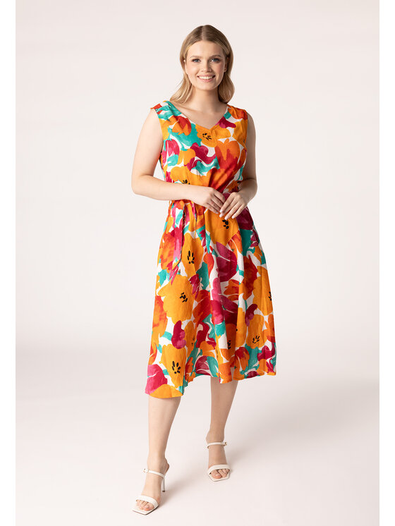 QUIOSQUE QUIOSQUE Letní šaty Quiosque 4UB026916 Barevná Regular Fit