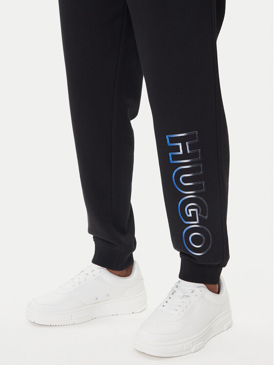 HUGO HUGO Donji dio trenerke Nogtro 50549149 Crna Regular Fit