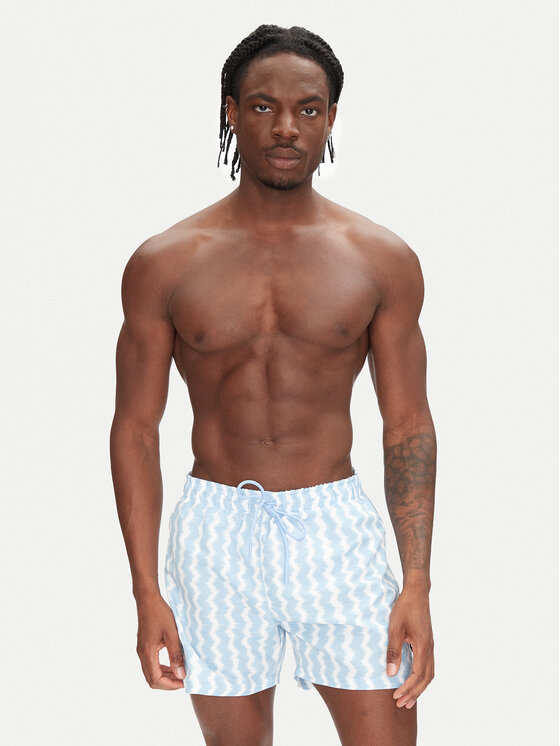 Ysabel Mora Ysabel Mora Szorty kąpielowe 90377 Błękitny Regular Fit