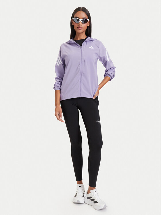 adidas adidas Kurtka do biegania Adi365 Iconic KY2652 Fioletowy Regular Fit