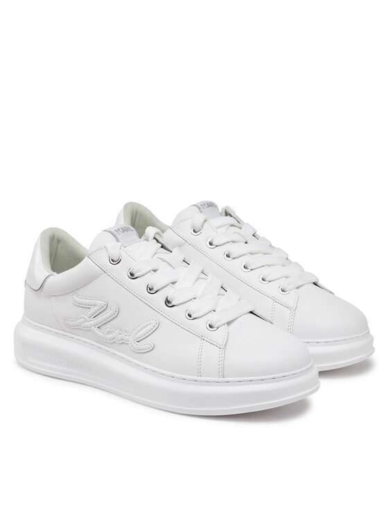 KARL LAGERFELD KARL LAGERFELD Laisvalaikio batai Kapri KL52511K Balta