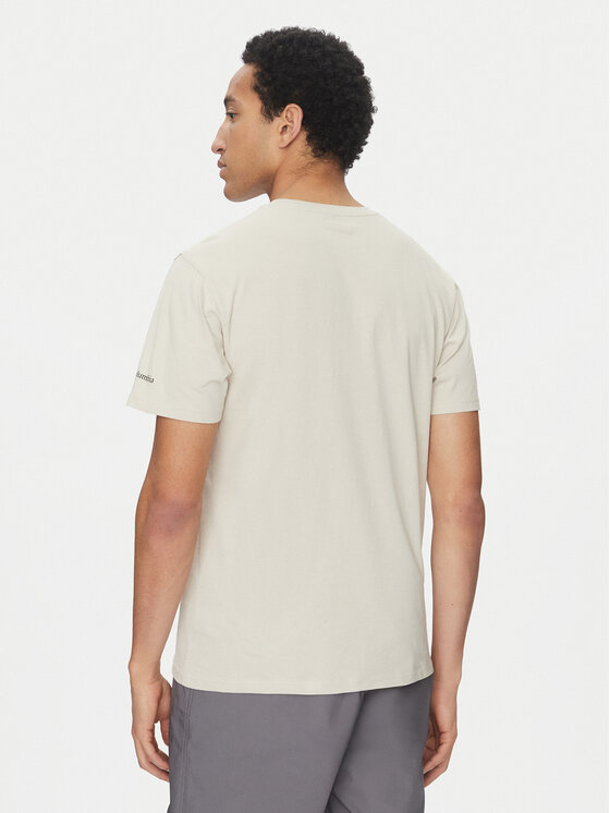 Columbia Columbia Marškinėliai Path Lake™ II Graphic 1934814 Smėlio Regular Fit