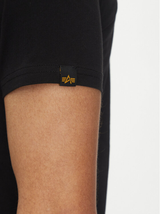 Alpha Industries Alpha Industries Marškinėliai Basic 100501 Juoda Regular Fit