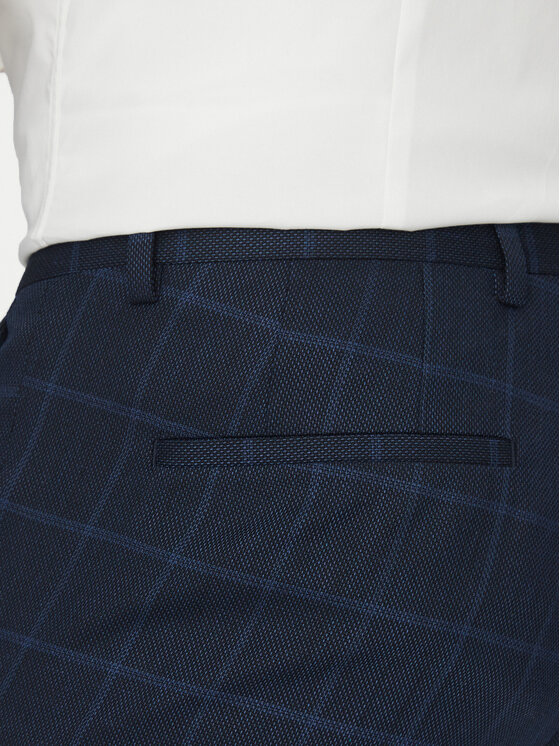 HUGO HUGO Obleka Arti/Hesten232X 50535473 Mornarsko modra Extra Slim Fit