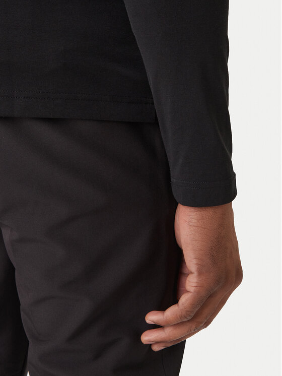 BOSS Boss Longsleeve krekls 50506365 Melns Regular Fit