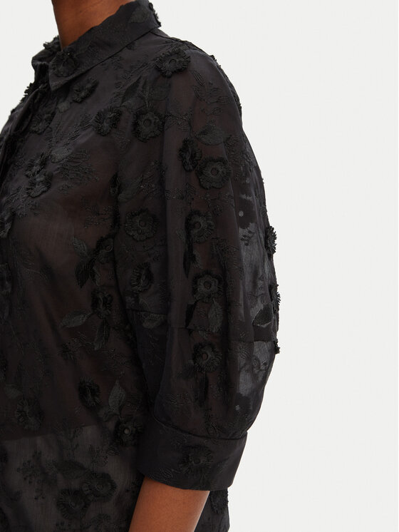 Munthe Munthe Cămașă Pust 252101725225 Negru Regular Fit
