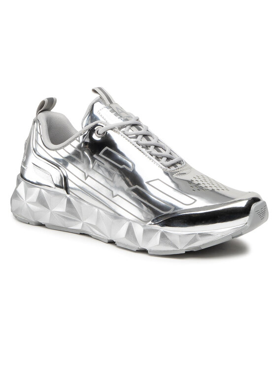 Scarpe armani argento outlet