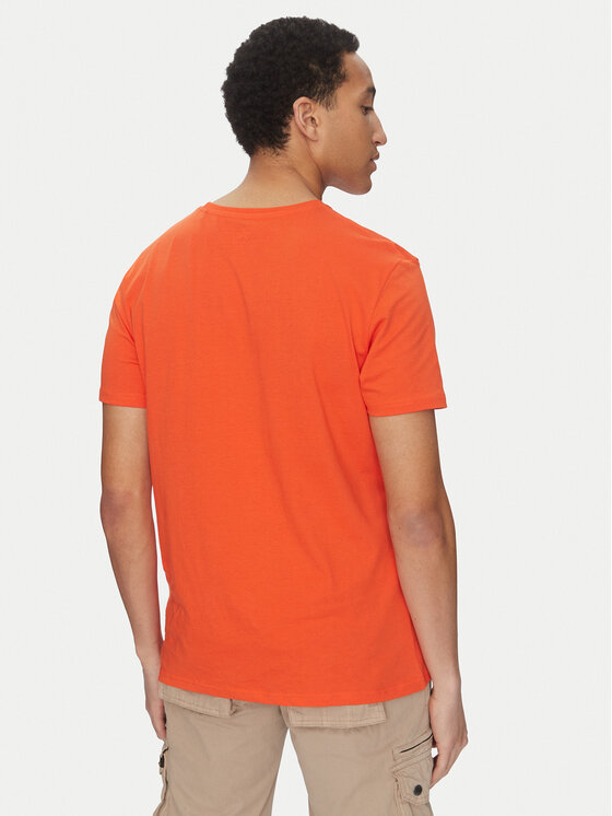 Alpha Industries Alpha Industries T-Shirt Basic 118533 Pomarańczowy Regular Fit