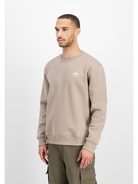 Alpha Industries Alpha Industries Bluza Basic Small Logo Sweatshirt Żółty Regular Fit