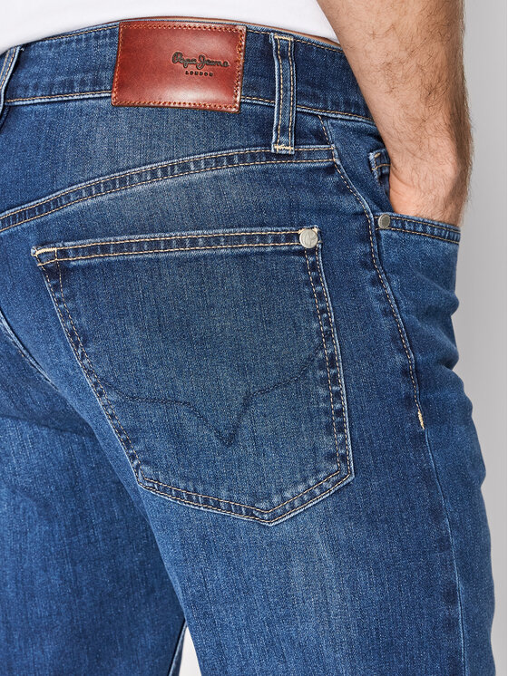 Pepe Jeans Pepe Jeans Jeans hlače Hatch PM206524 Mornarsko modra Slim Fit