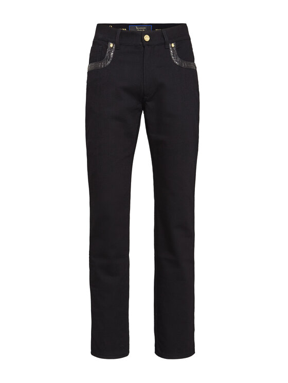 Billionaire Billionaire Jeansy 18123 Czarny Regular Fit