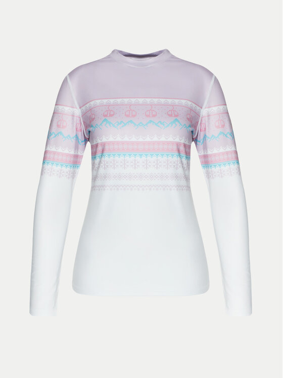Surfanic Surfanic Bielizna termoaktywna górna SWU2601 Różowy Slim Fit