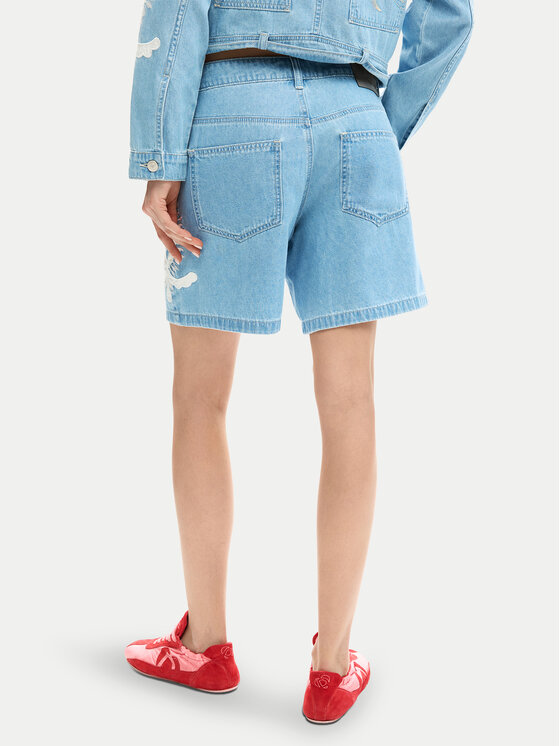 Desigual Desigual Džinsa bikses Wakand 26SWDD45 Zils Relaxed Fit