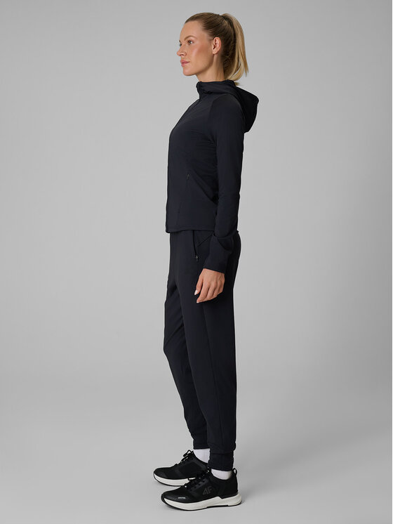 4F 4F Spodnie dresowe BASIC+ Czarny Regular Fit