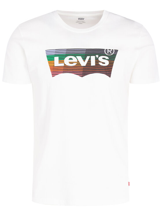 Levi's® Levi's® Póló Housemark Graphic Tee 22489-0207 Fehér Regular Fit