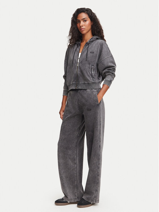HUGO HUGO Felpa Dooba_B 50563204 Grigio scuro Relaxed Fit