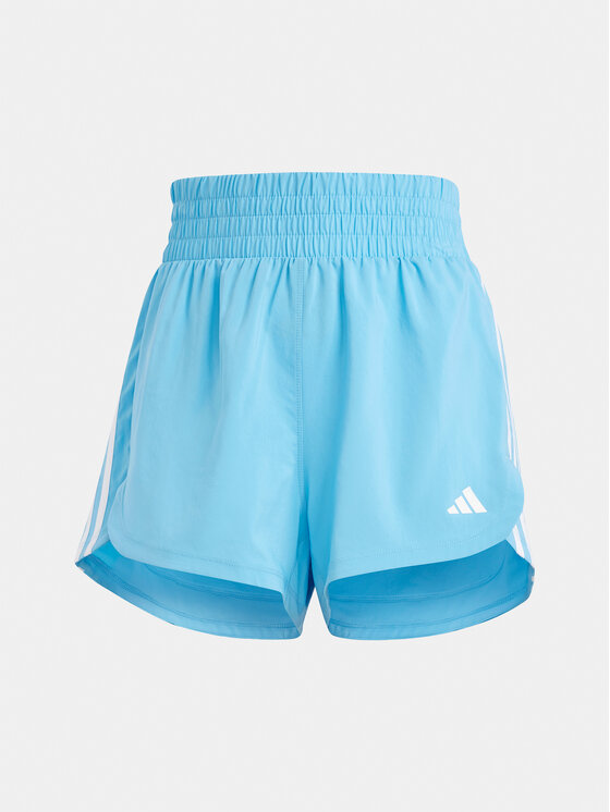 adidas adidas Sportiniai šortai Pacer Training 3-Stripes IS1664 Žydra Regular Fit