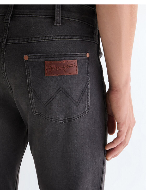 Wrangler Wrangler Jeansy GREENSBORO Szary Straight Leg