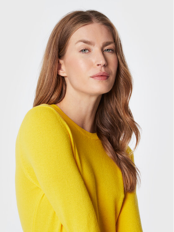 United Colors Of Benetton United Colors Of Benetton Sweter 1002D1K01 Żółty Regular Fit