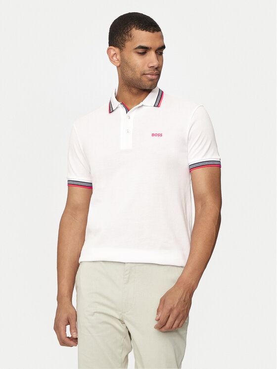 Boss Polo Paddy 50469055 Balts Regular Fit