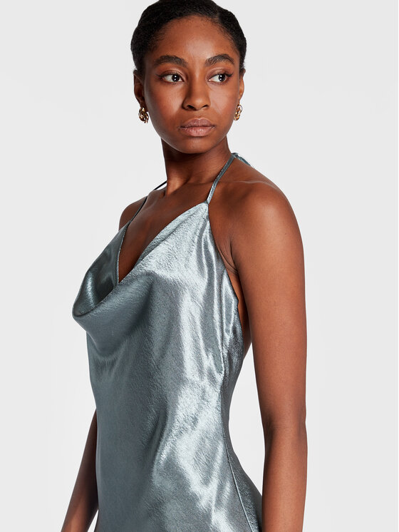 Guess Guess Kokteiļkleita Taryn W2BK99 WECV2 Zaļš Regular Fit