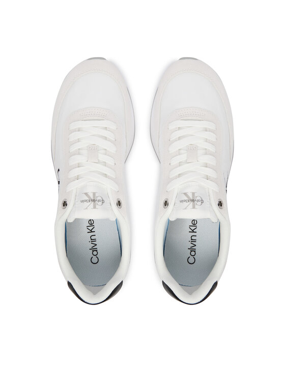Calvin Klein Calvin Klein Sportcipők Retro Runner Ess Mix Mat Wmn YW0YW01990 Fehér