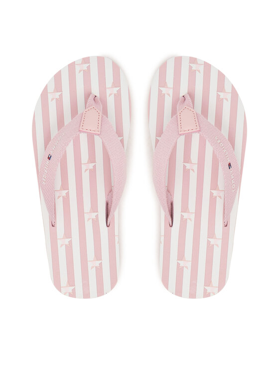 Tommy Hilfiger Tommy Hilfiger Šlepetės per pirštą T3A8-34326-0058 Rožinė
