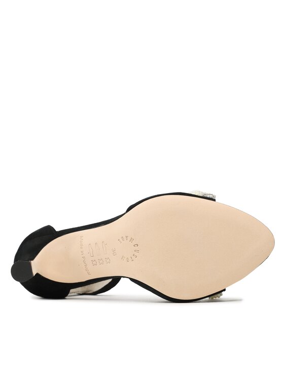 Custommade Custommade Sandalen Ashley Pearl Bow 999621046 Schwarz