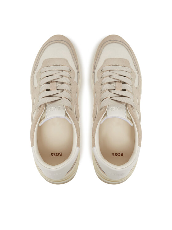 BOSS BOSS Sneakersy Skylar Runn 50541600 Beżowy