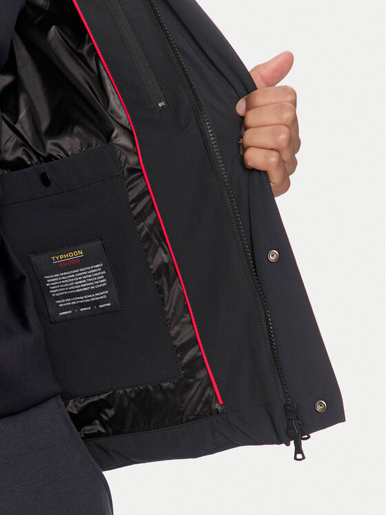 Paul&Shark Paul&Shark Пухено яке 14312007 Черен Regular Fit