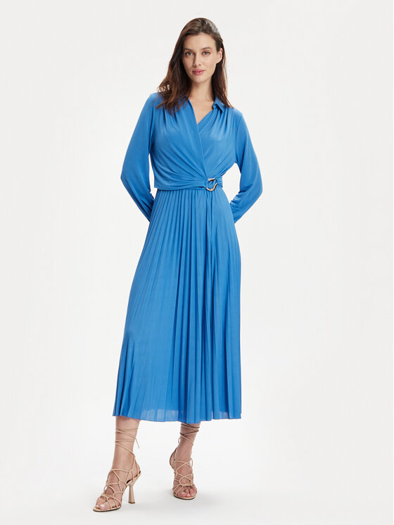 Marella Marella Sukienka codzienna Evelin 2413621011 Niebieski Regular Fit