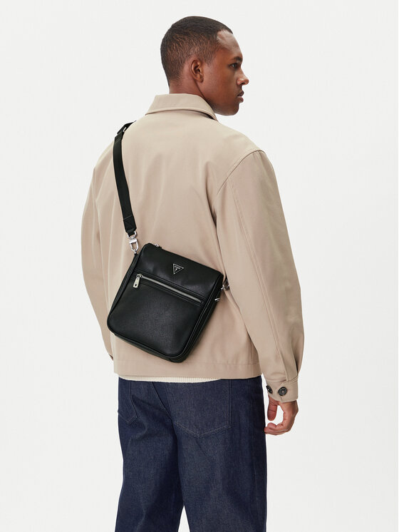 Guess Guess Мъжка чантичка HMMISA P5417 Черен
