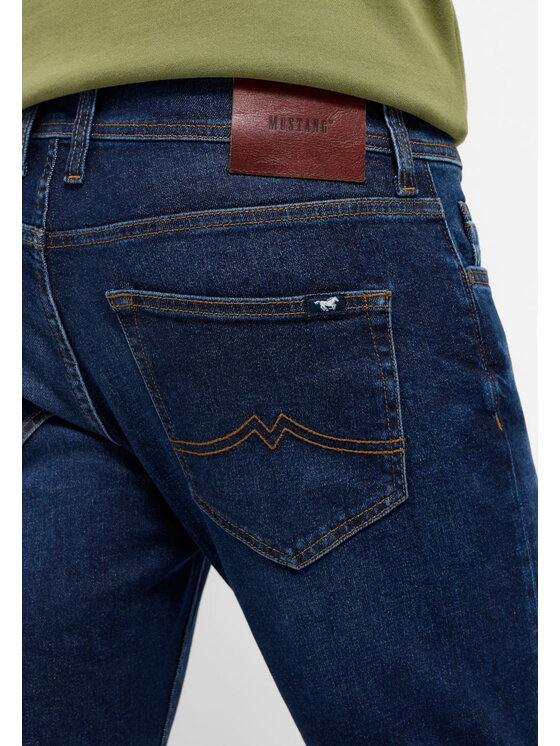 Mustang Mustang Jeansy 1015865 5000 801 Niebieski Slim Fit
