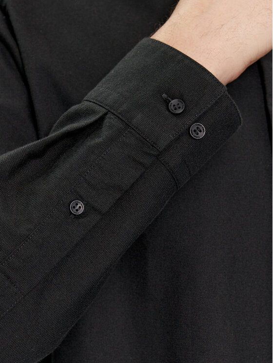 Calvin Klein Calvin Klein Košulja Oxford K10K112155 Crna Regular Fit
