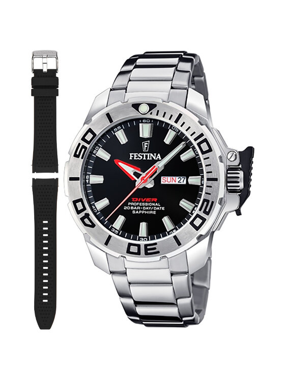 Festina Festina Ρολόι F20665-4 Ασημί