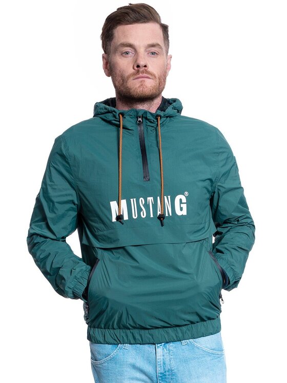 Mustang Mustang Kurtka przejściowa DANIEL SLIP JACKET Zielony Regular Fit